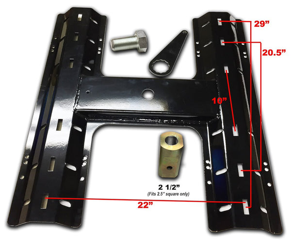 PopUp Fifth Wheel Trailer Hitch Conversion Kit (MPN: CAG-BW)