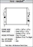 CSF Aluminum Radiator (MPN: 7015)