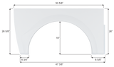 Icon Fender Skirt for Single Axle RVs (MPN: 16725)