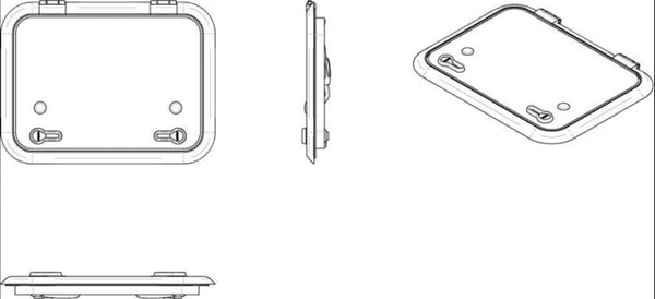 Vetus Altus Deck Hatch (MPN: ALT4633SL)