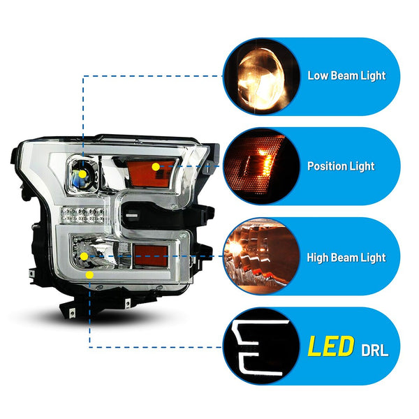 Winjet Headlight Assembly (MPN: CHWJ-0427-C)