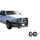 Black Horse Offroad Grille Guard Kit (MPN: 17DG109MSS-PLFB)