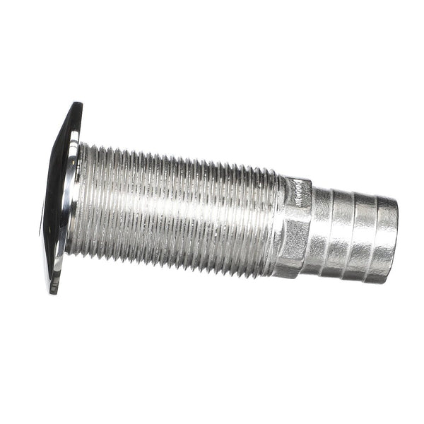 Boat scupper with barbed thru-hull connector (MPN: 66548-3)