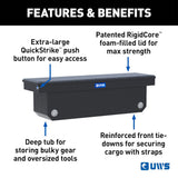 UWS Crossover Deep Angled Tool Box (MPN: TBSD-72-A-PB-MB)