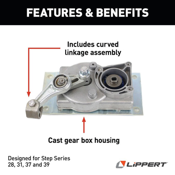 Lippert Components Gear Box Assembly (MPN: 379161)