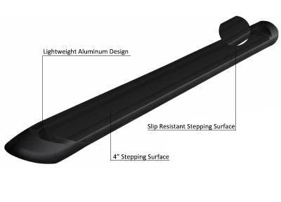 Black Horse Off Road Running Board (MPN: TR-F478)