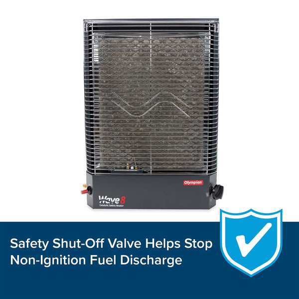 Camco Wave 8 Catalytic LP Gas Powered Space Heater (MPN: 57351)