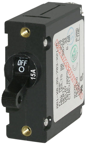Blue Sea Circuit Breaker 15 Amps (MPN: 7208-BSS)