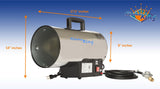 Flame King Portable LP Gas Heater Blower (MPN: YSN-AD018)