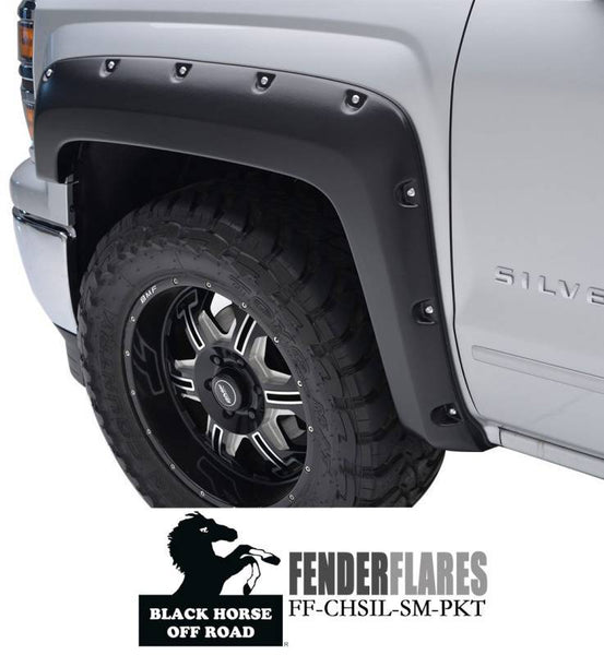 Black Horse Off Road Fender Flare (MPN: FF-CHSIL-SM-PKT)