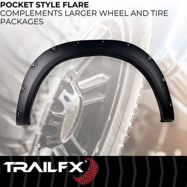 TrailFX Fender Flares (MPN: TFD3004T)