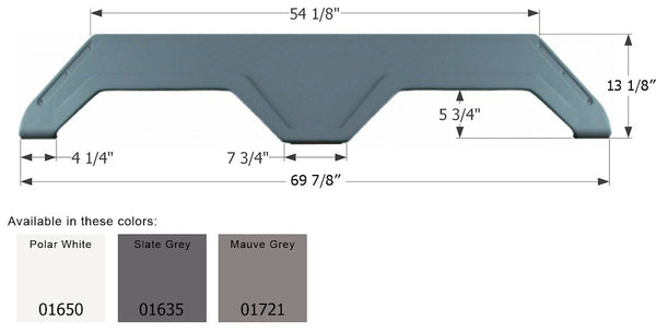 Icon Fender Skirt for Tandem Axle RVs (MPN: 01635)