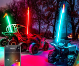 XKchrome 2nd Generation LED Flagpole (MPN: XK-WHIPB-STA)