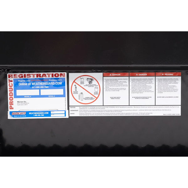 Weather Guard Lo-Side Aluminum Truck Toolbox (MPN: 180-5-04)
