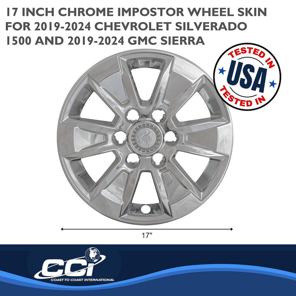 Coast To Coast Impostor Wheel Skin 17 Inch (MPN: IWCIMP436X)