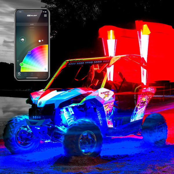 XK Glow 2nd Generation LED Whip Kit (MPN: XK-WHIPB-ADV-DM)