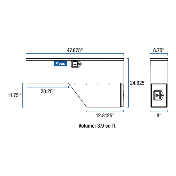 UWS Wheel Well Tool Box (MPN: EC30021)