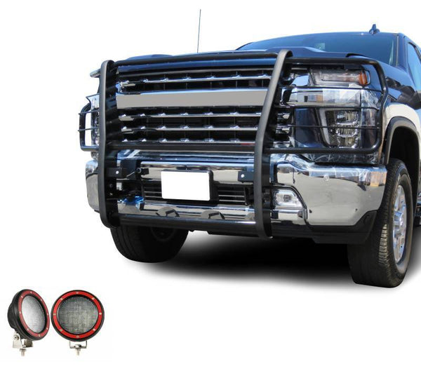 Black Horse Grille Guard Kit (MPN: 17GT30MA-PLFR)