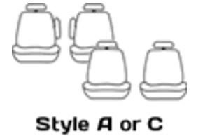 Covercraft SeatSaver Seat Covers (MPN: SS2370PCSA)