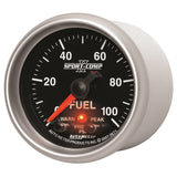AutoMeter Sport-Comp II Fuel Pressure Gauge (MPN: 3671)