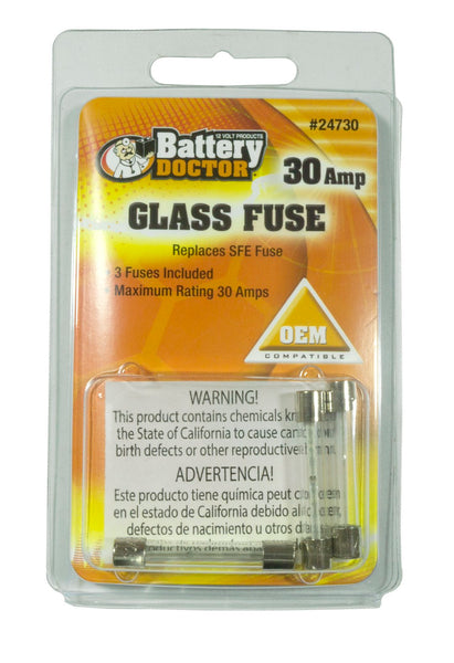 WirthCo Battery Doctor SFE Glass Fuse (MPN: 24730)