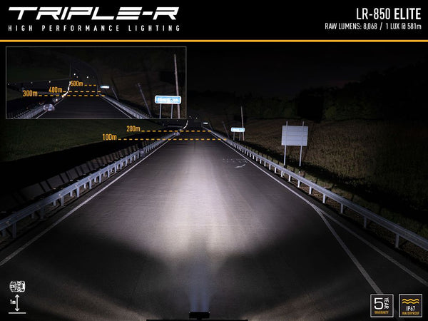 Triple-R Light LR-850 Elite LED Light Bar (MPN: LR6-EL-B)