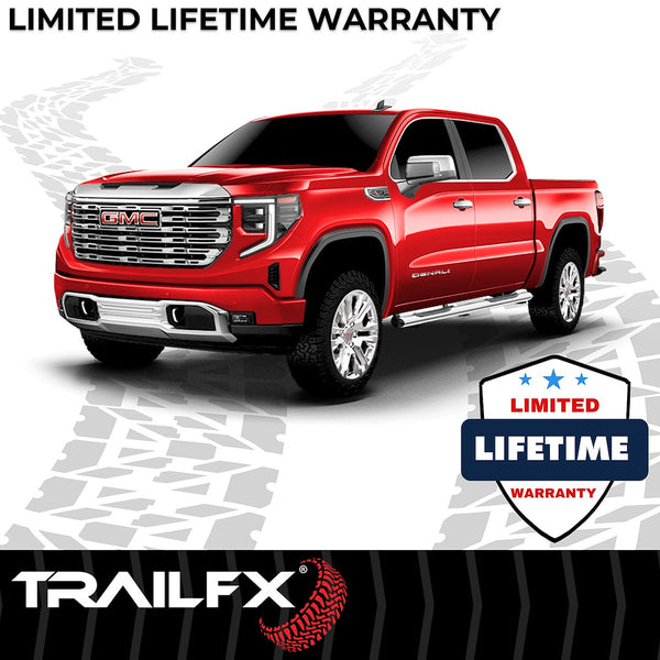 TrailFX 5 Inch Oval Straight Nerf Bar (MPN: A7087S)