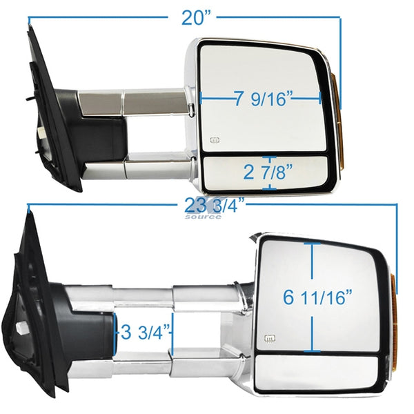 K Source Exterior Towing Mirror (MPN: 70131T)