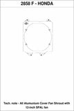 CSF Cooling Fan Shroud with 12 Inch Fan (MPN: 2858F)