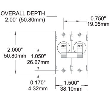 Blue Sea Circuit Breaker 10 Amps (MPN: 7232-BSS)