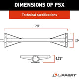 Lippert Electric Stabilizer Jack PSX1 (MPN: 2025012487)