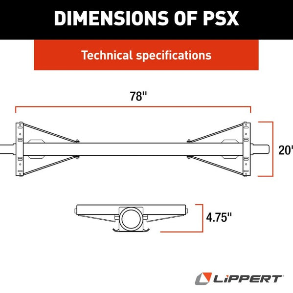 Lippert Electric Stabilizer Jack PSX1 (MPN: 2025012487)