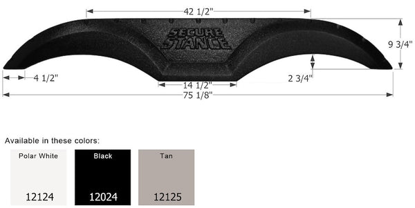 Icon Fender Skirt For Tandem Axle RVs (MPN: 12124)