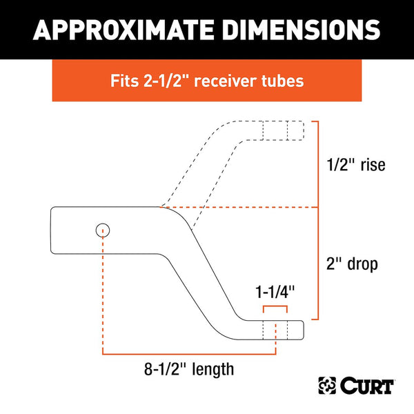 Curt Trailer Hitch Ball Mount (MPN: 45456)