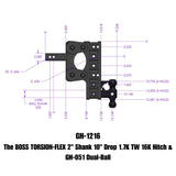 Gen-Y Hitch Torsion-Flex Drop Hitch (MPN: GH-1216)