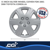 Coast To Coast 15 Inch Wheel Cover Set (MPN: IWC42215S)