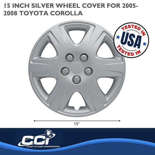 Coast To Coast 15 Inch Wheel Cover Set (MPN: IWC42215S)