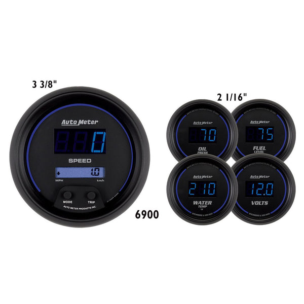 AutoMeter Digital Gauge Set (MPN: 6900)