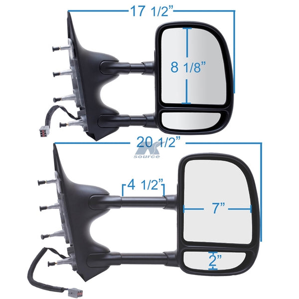 K Source Exterior Towing Mirror (MPN: 61199F)