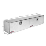 Weather Guard Aluminum Diamond Tread Tool Box (MPN: 391-0-02)