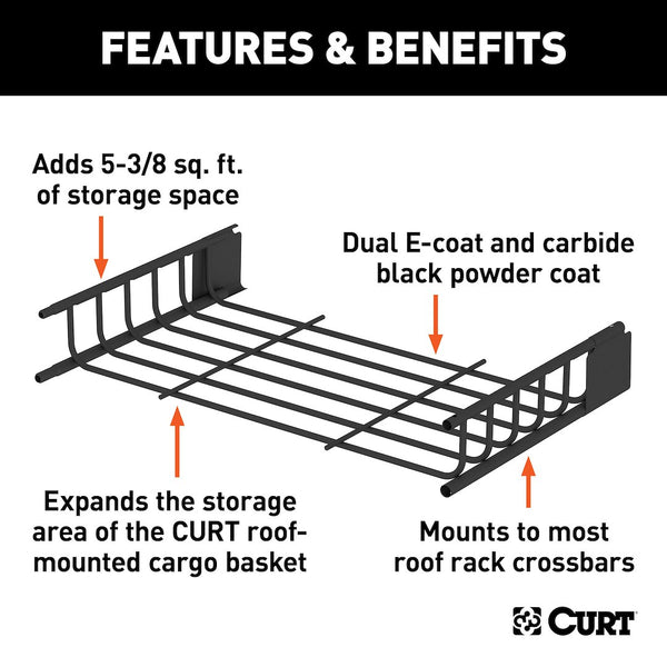 CURT Roof Basket Extension (MPN: 18117)