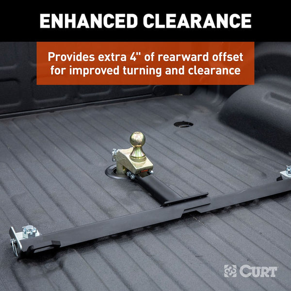 Gooseneck Trailer Hitch for OEM Puck Systems (MPN: 60663)