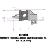 Gen-Y Hitch Contractor Torsion-Flex Trailer Coupler (MPN: GH-10003)