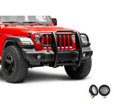 Black Horse Grille Guard Kit (MPN: 17JPJLMA-PLFB)