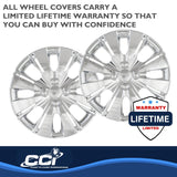 15 Inch Chrome Plated Wheel Cover Set (MPN: IWC50915C)