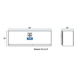 UWS Aluminum Underbody Tool Box (MPN: TBUB-48)