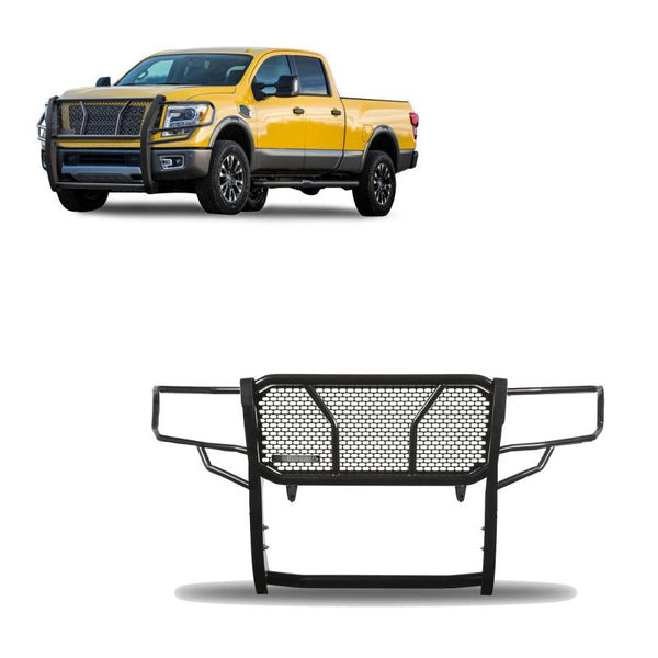 Black Horse Off Road Grille Guard (MPN: RU-NIXD16-B)