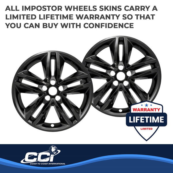 Coast To Coast Impostor Wheel Skin 18 Inch (MPN: IWCIMP385BLK)