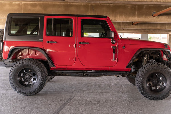 DV8 Offroad Round Tube Side Steps (MPN: SRJK-08)