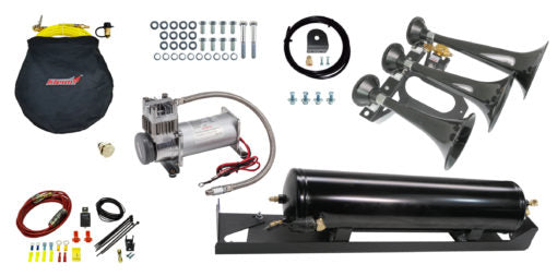Kleinn Triple Tone Air Horn Kit (MPN: SDKIT17-230STL)